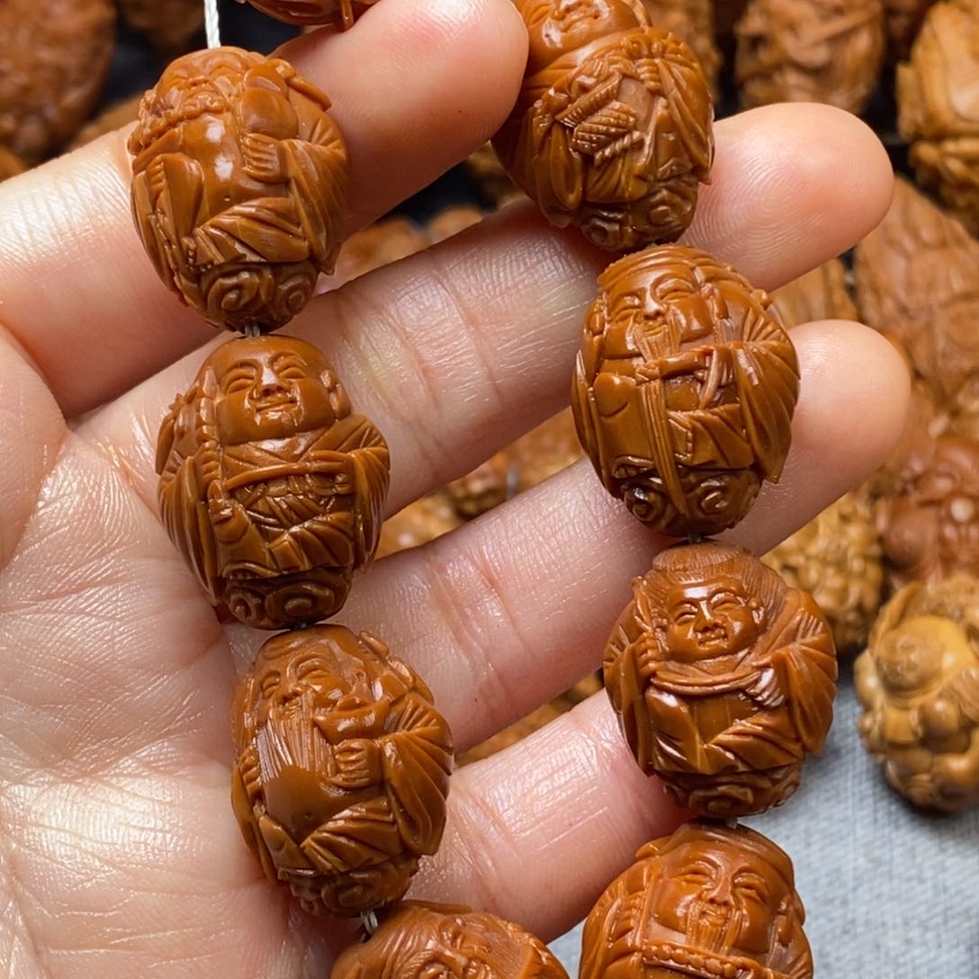 橄榄核手串/手链1.8铁核 刀铲八仙贺寿手串