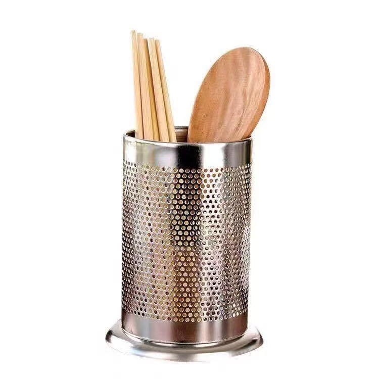 不锈钢筷桶商用餐饮店沥水筷子笼家用商用厨房餐厅筷子收纳篓