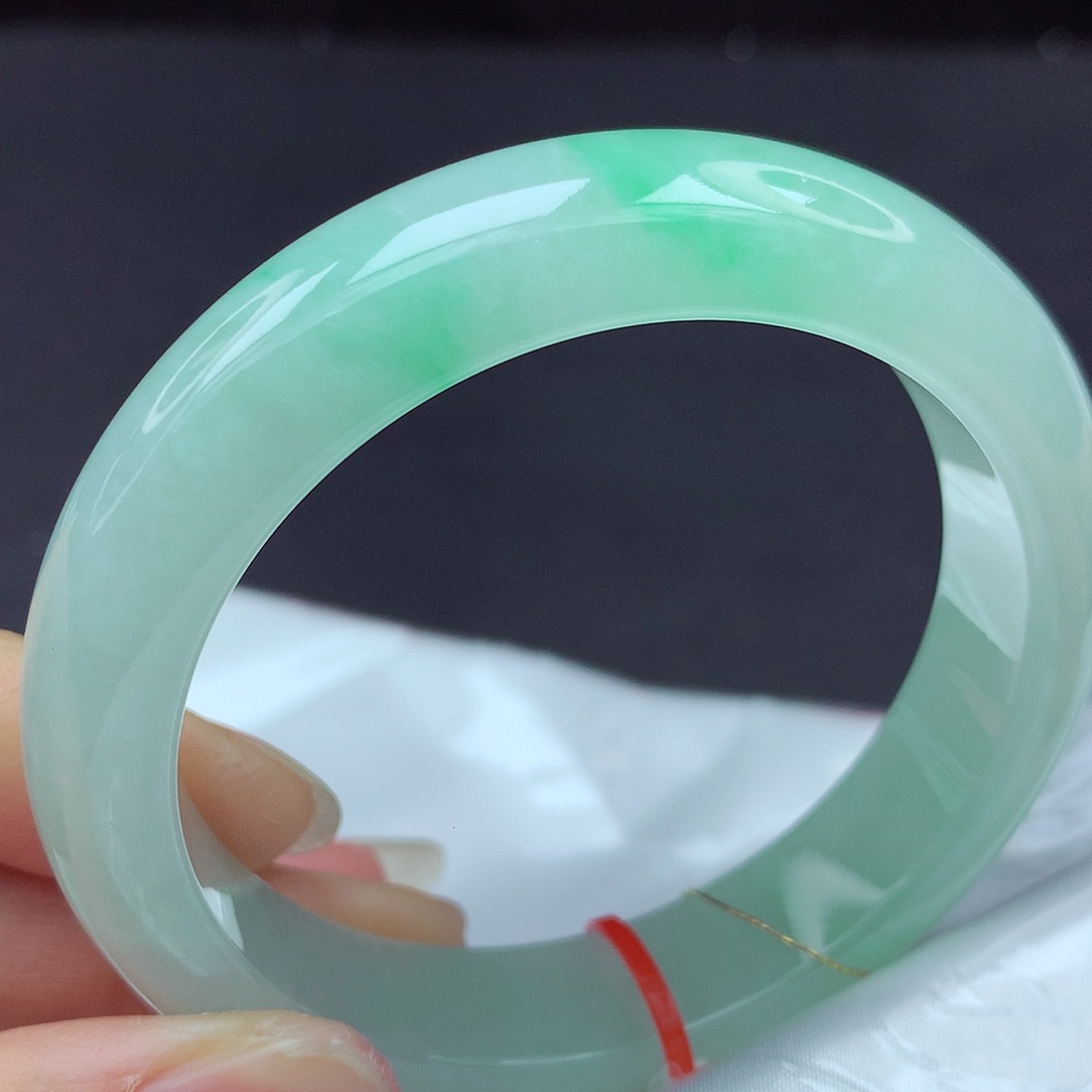 未镶嵌手镯翡翠54+圈886