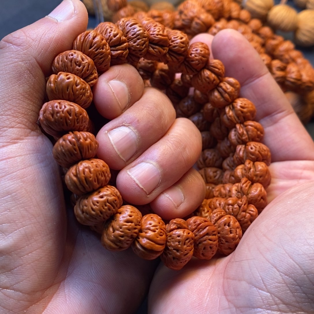 桃核吊坠蟠桃核15毕业串