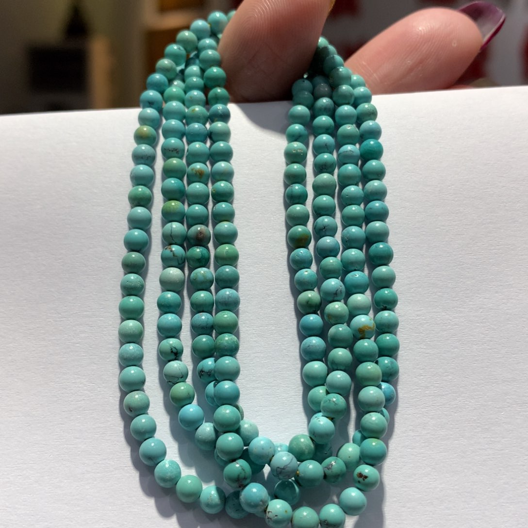 未镶嵌绿松石长链