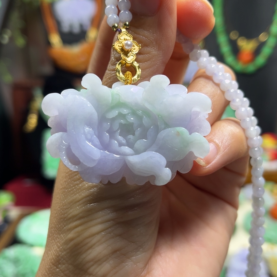 翡翠未镶嵌颈饰天然翡翠