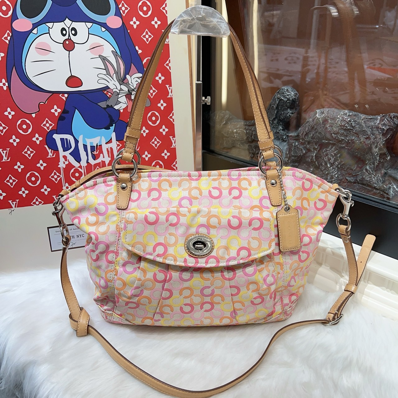 95新 COACH/蔻驰 coach托特包a6268