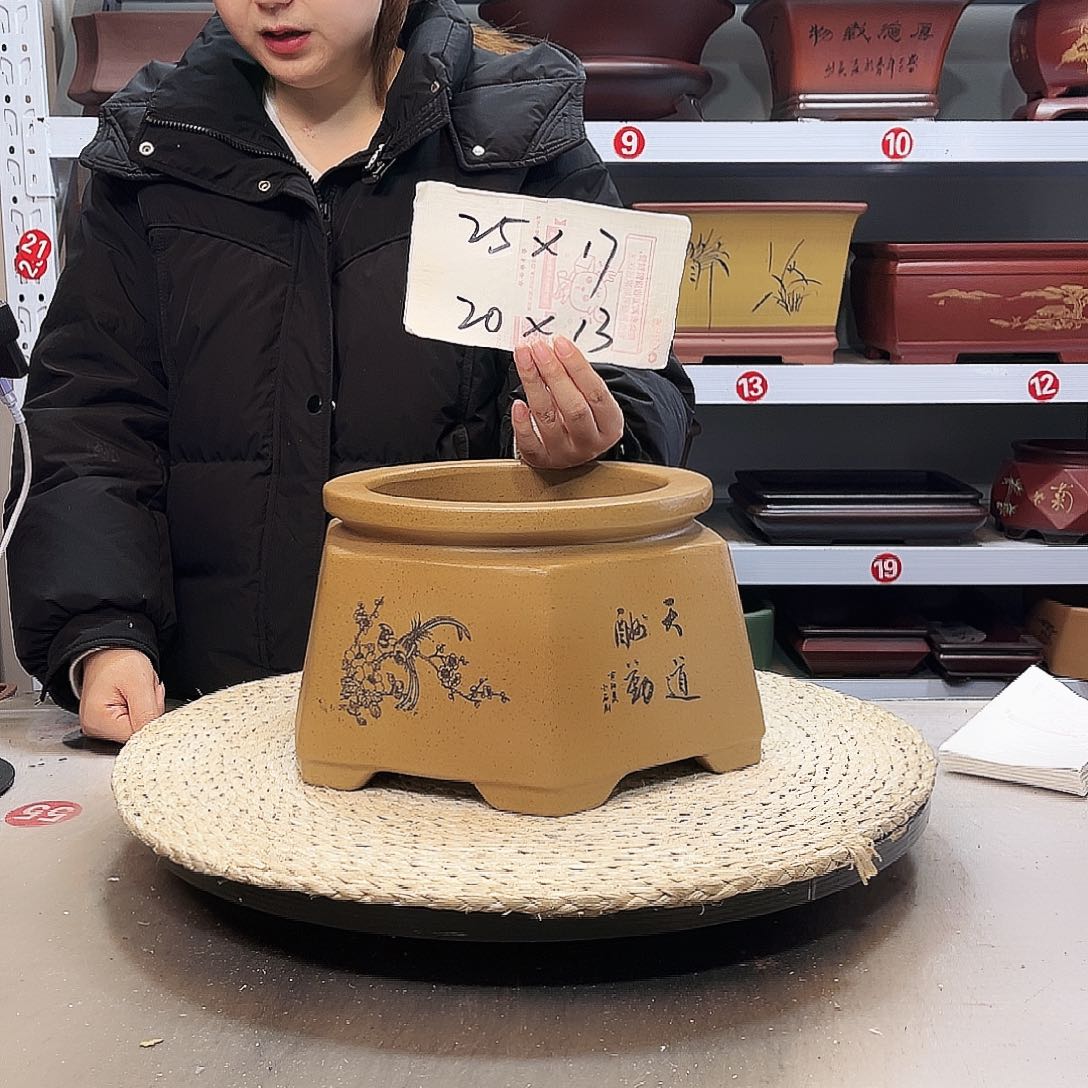 紫砂花盆紫砂花盆