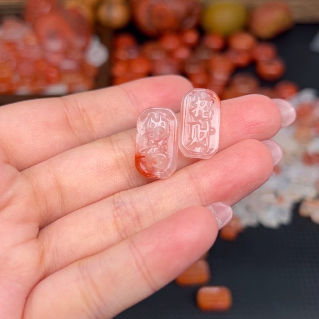 南红玛瑙未镶嵌吊坠(不含链)