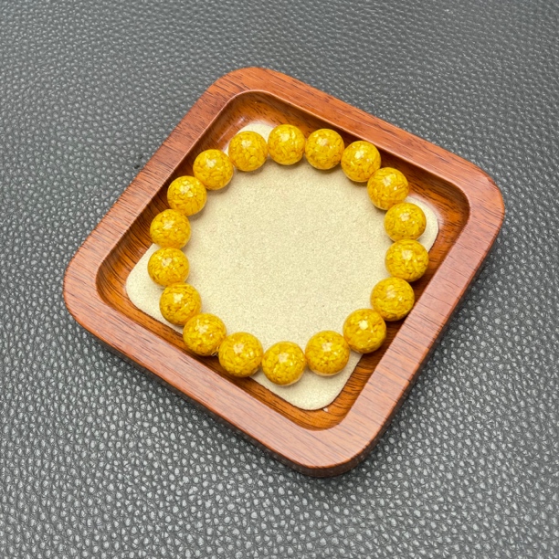 含辰砂工艺品1126雄黄卡12手串