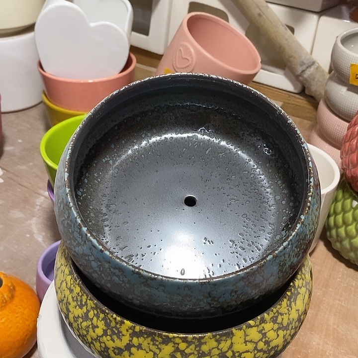 摆件陶凑单满12包邮发有孔