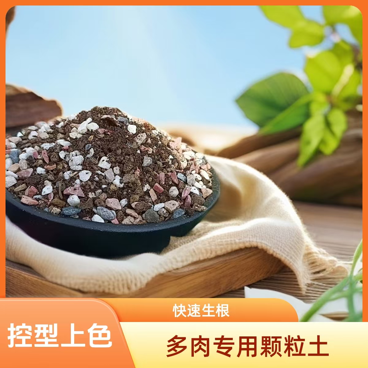 多肉专用（颗粒土70%）买5斤送4.5斤
