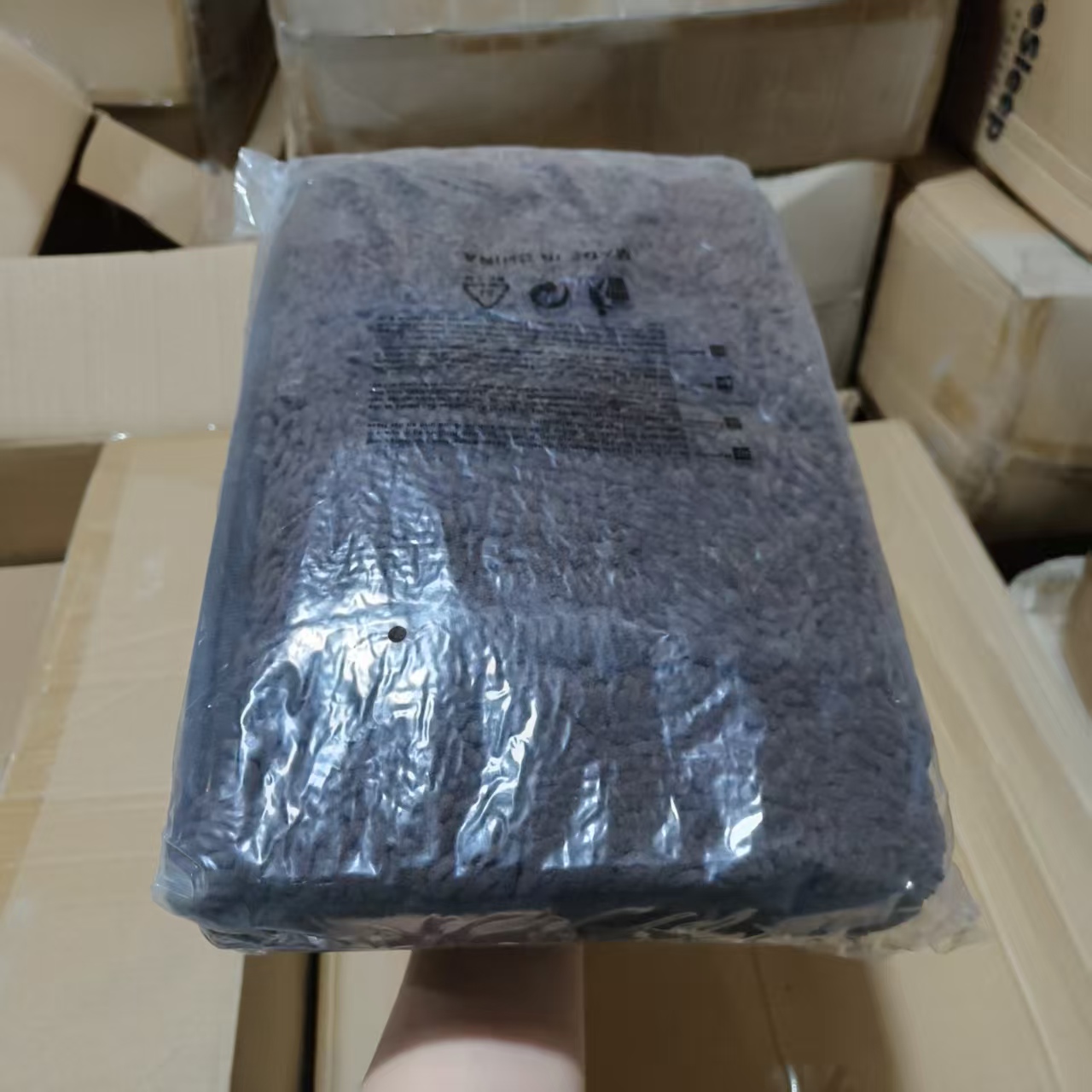 咖啡色(两件套）细毛雪尼尔 多用防滑垫 尺寸50*80+40*60