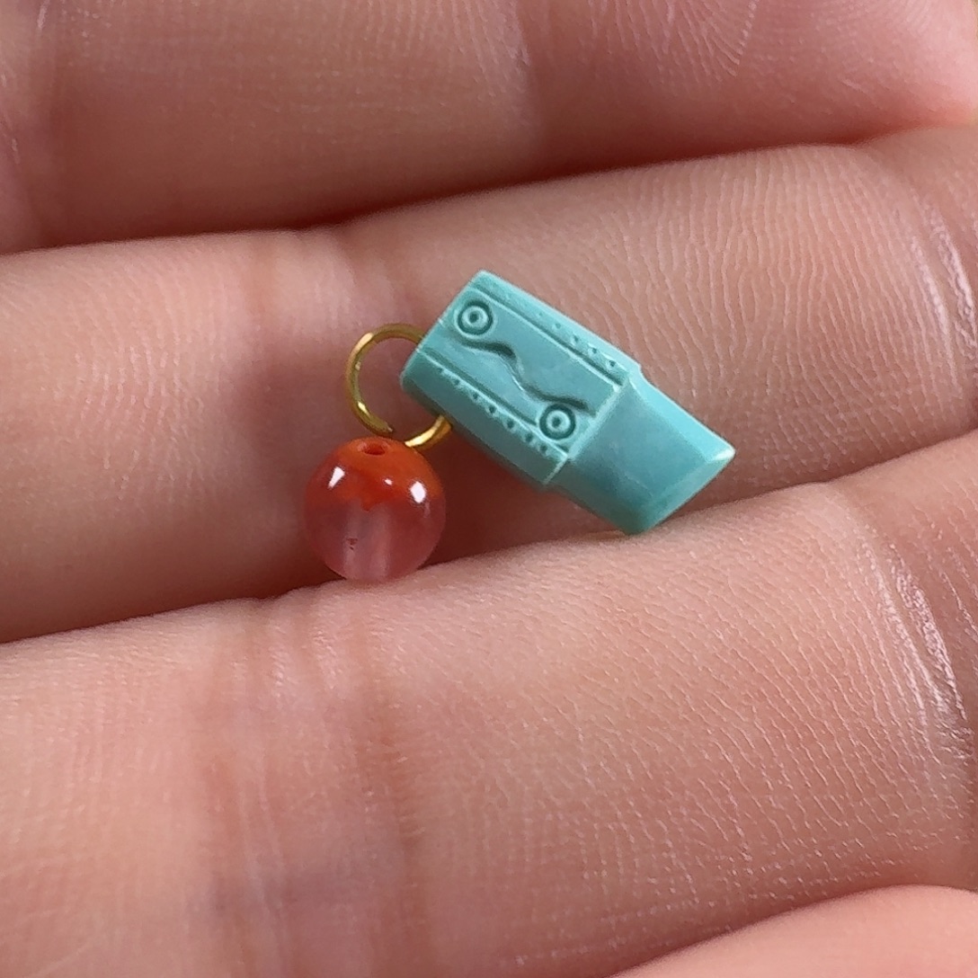 南红玛瑙未镶嵌颈饰