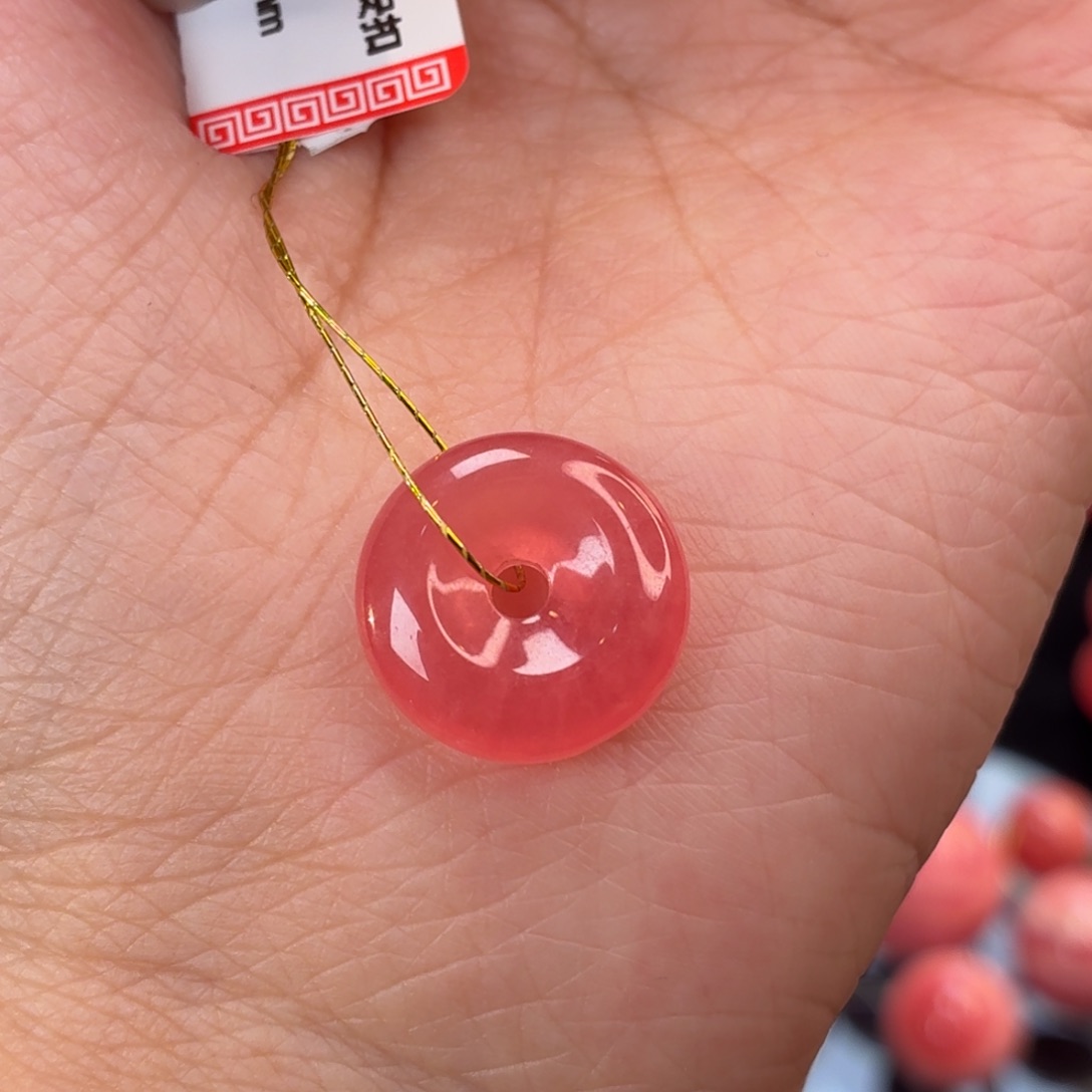 菱锰矿（红纹石）未镶嵌珠宝半成品2.39g裸石