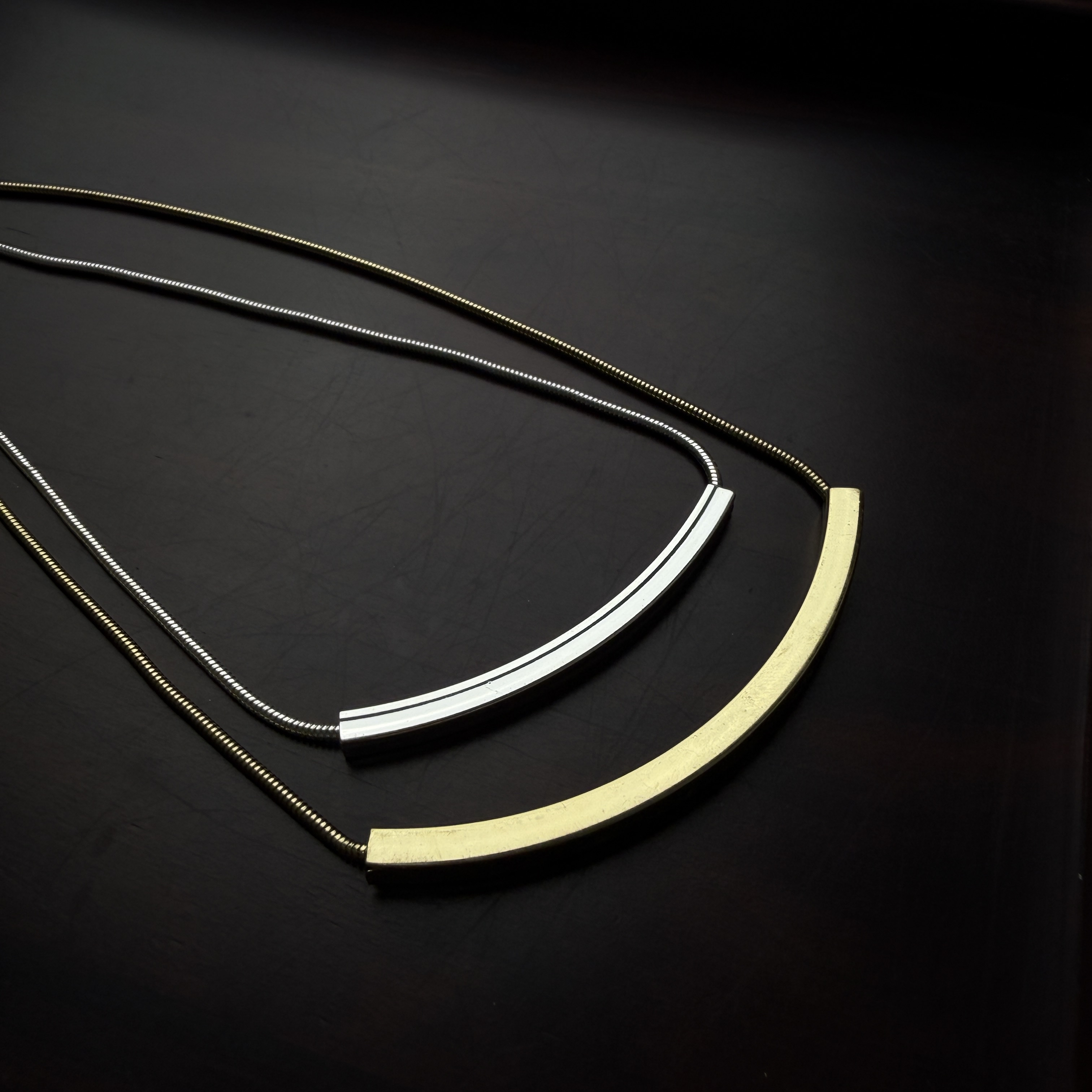 钛钢项链 钛钢项链 时代潮流ins风项链轻奢时尚叠戴款