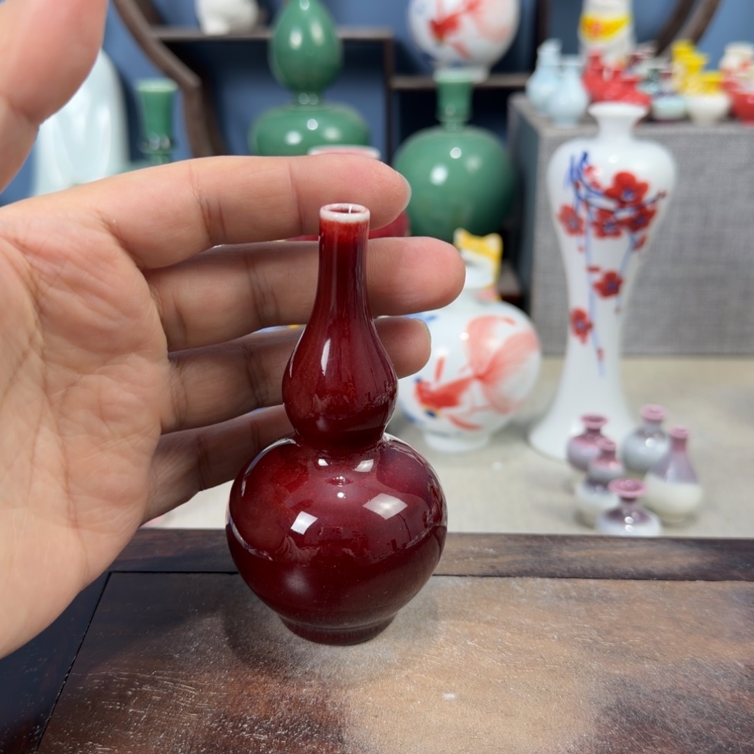 陶瓷手工小花器摆件