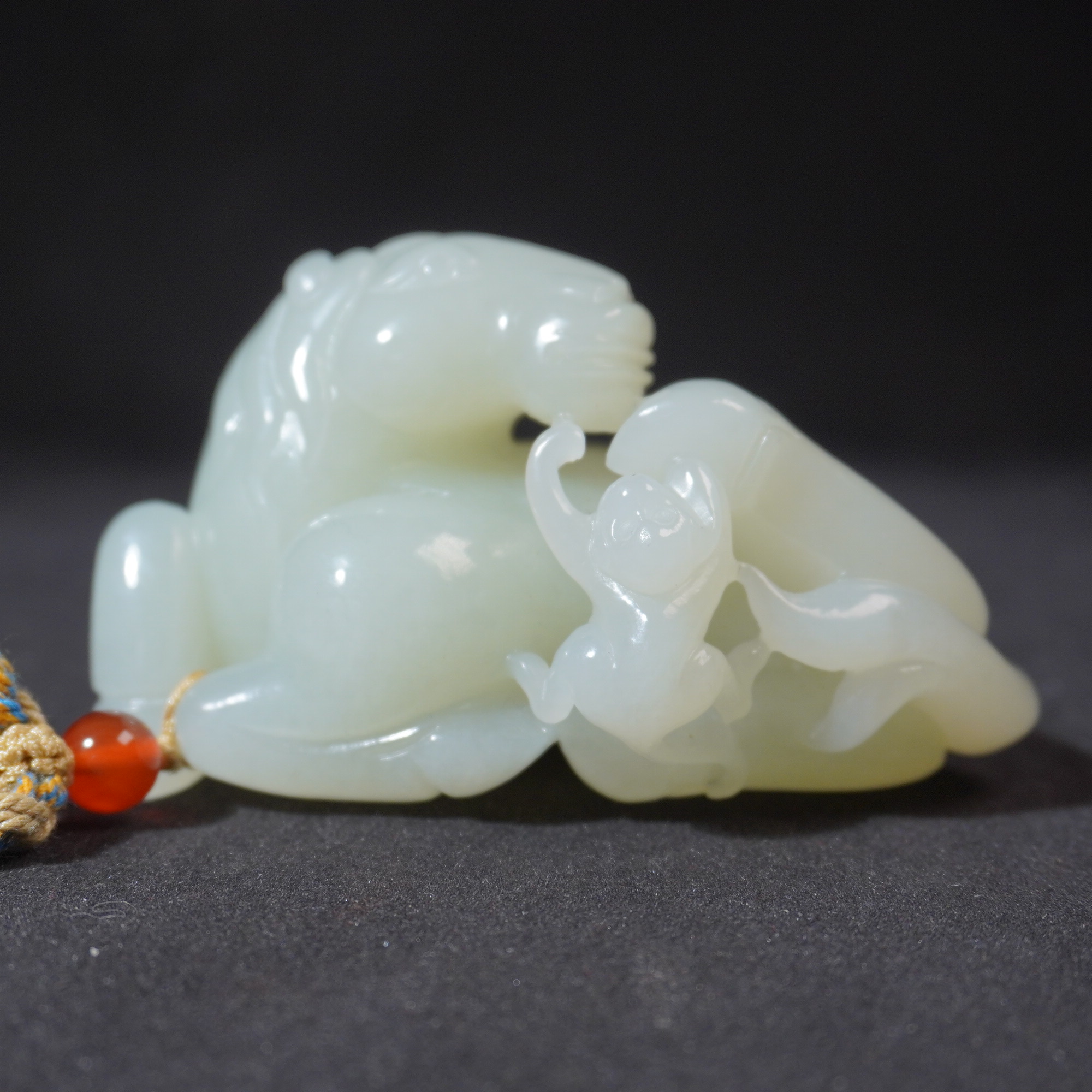 5SE128 清  和田玉摆件