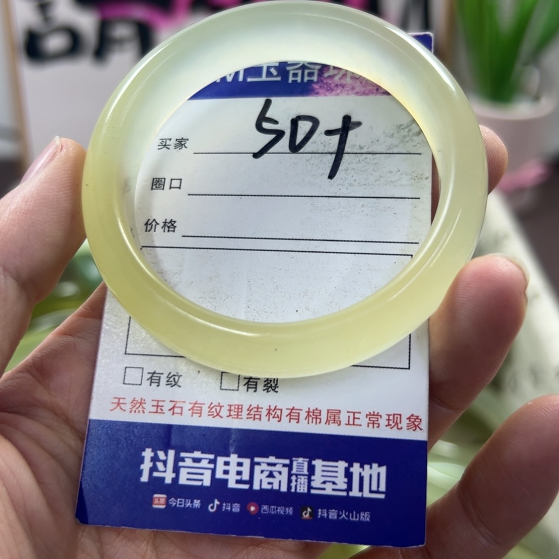 蛇纹石玉手镯未镶嵌532