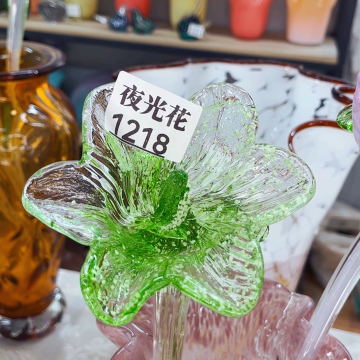 琉璃1218夜光 花瓶家悦美居