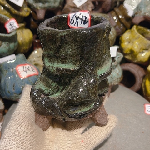 粗陶花盆制作就这样了，