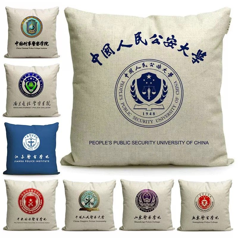 警校毕业纪念品警察警官校友周边沙发抱枕卧室枕头礼物靠垫网红款