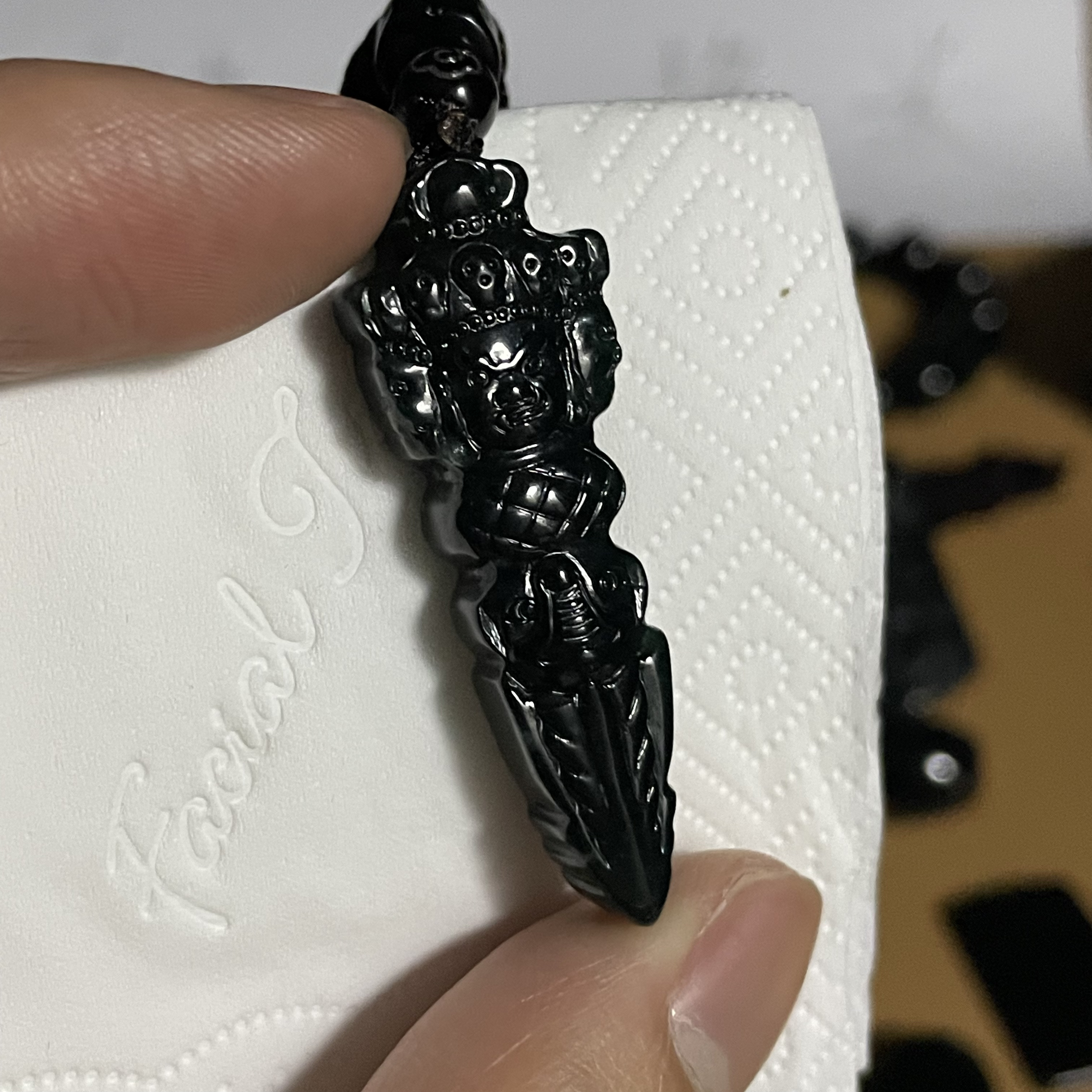 天然翡翠a货 降魔杵h