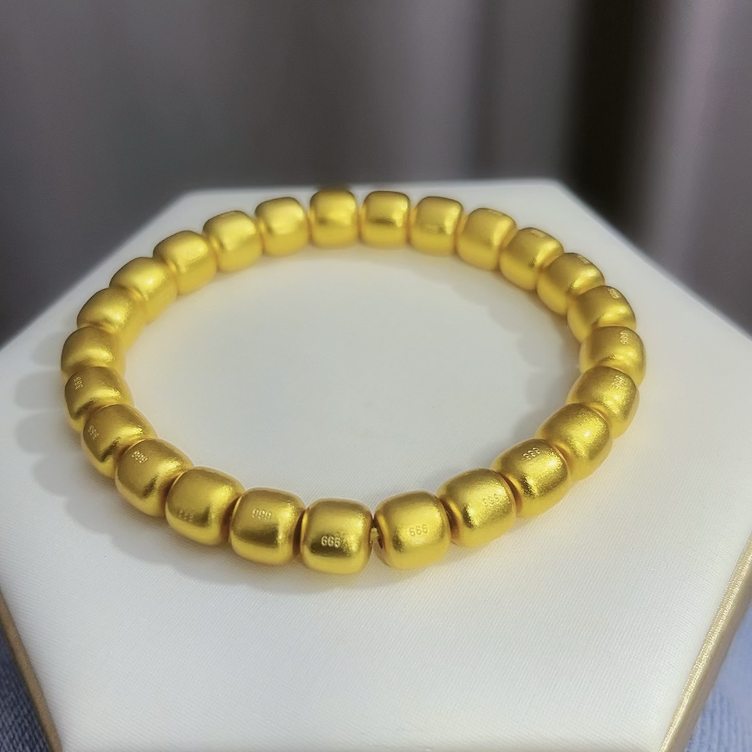 铜合金手链 老形珠手串 经典古风