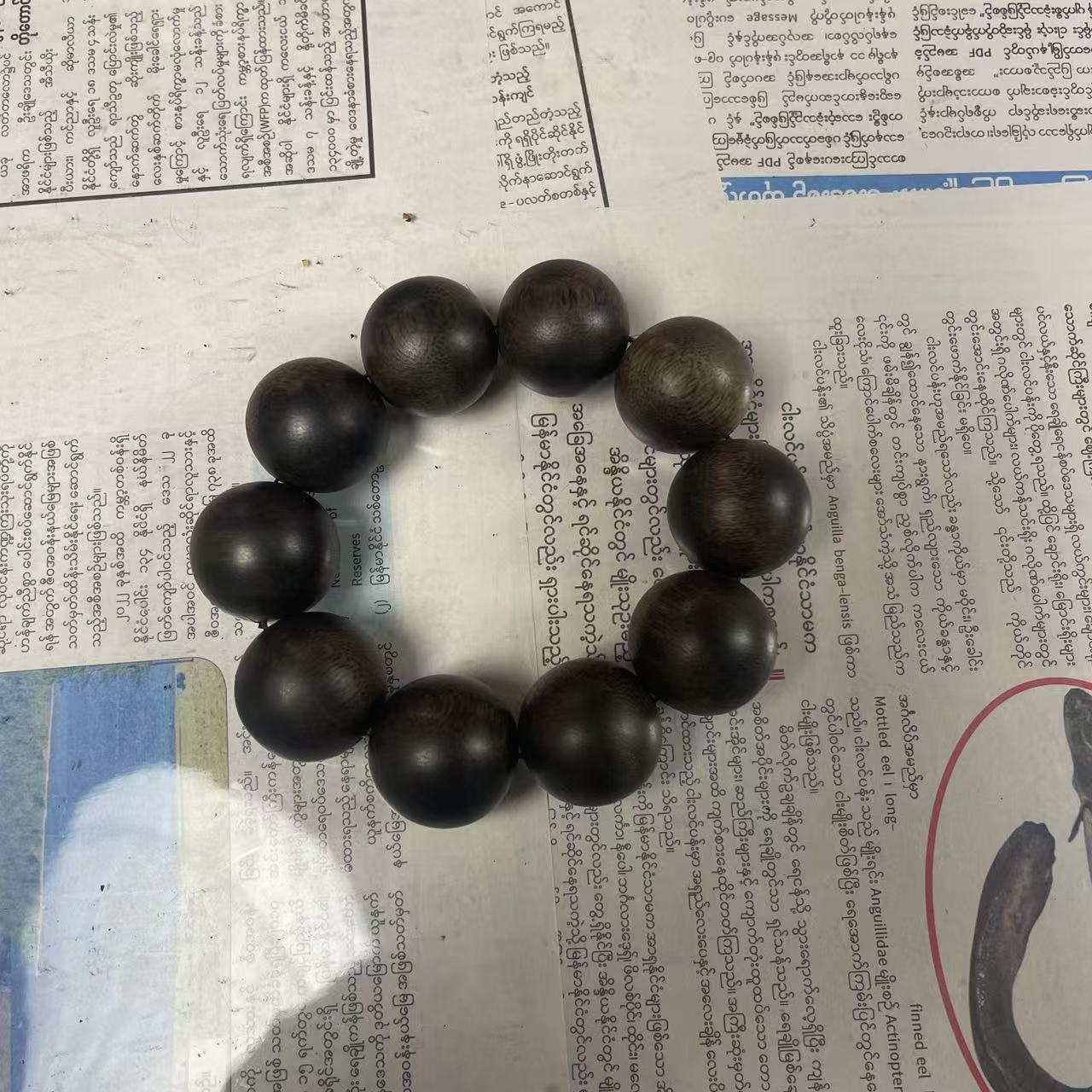 沉香单圈手串018