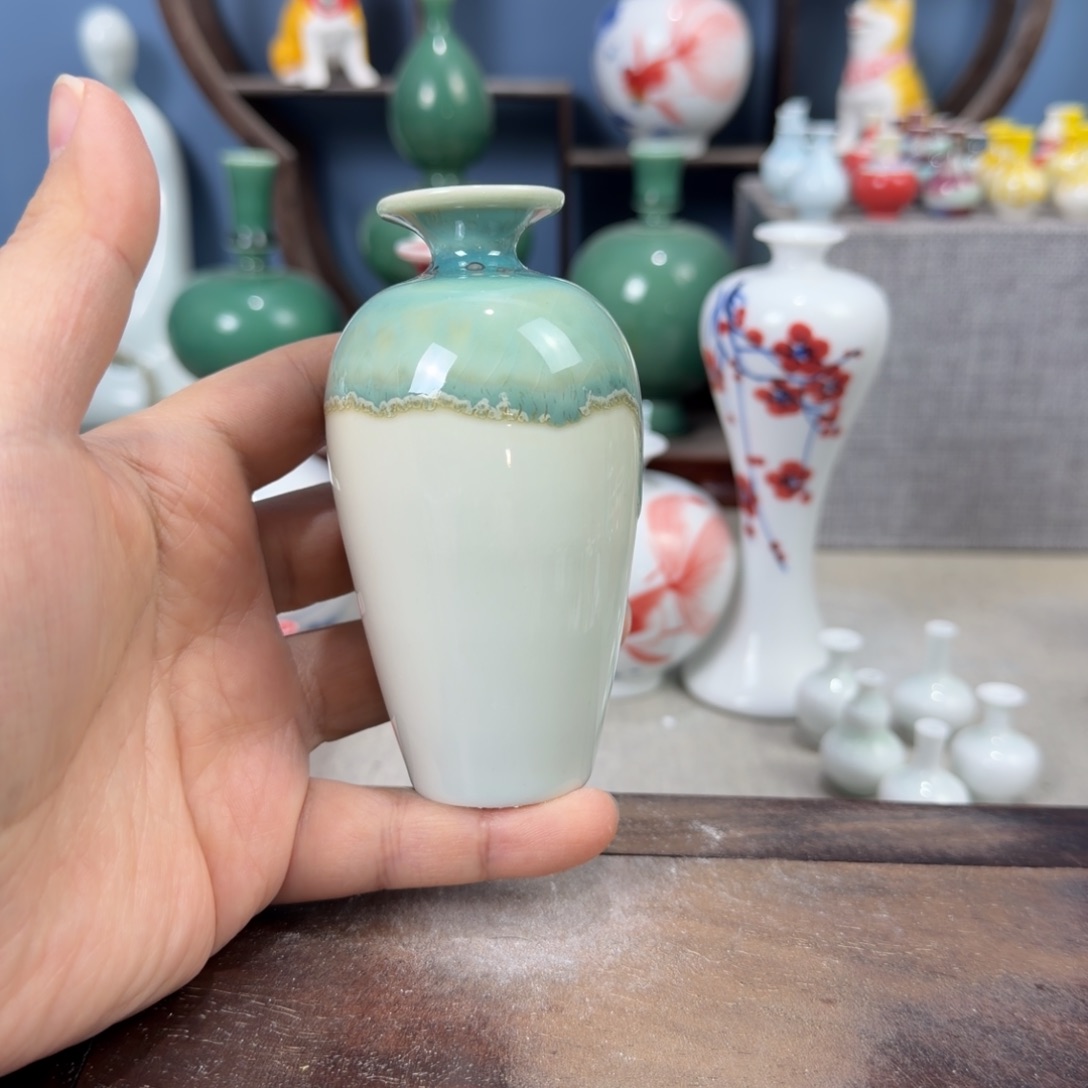 陶瓷手工小花器摆件