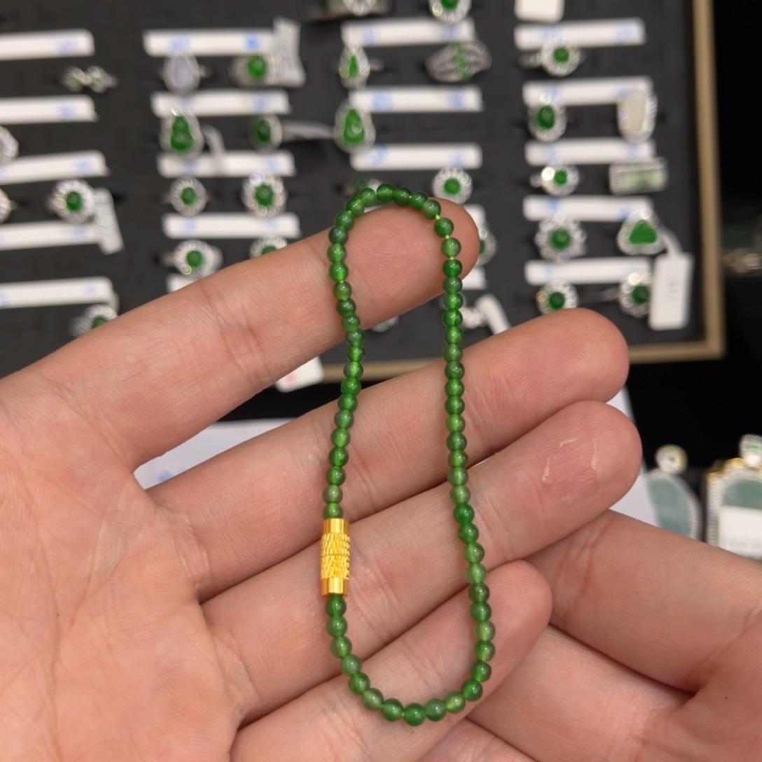 翡翠戒指未镶嵌翡翠手链