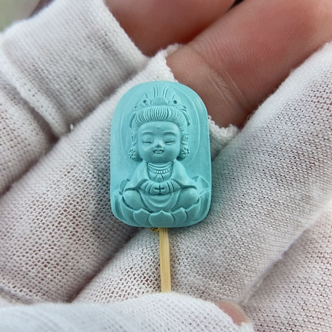 绿松石珠宝奇石未镶嵌