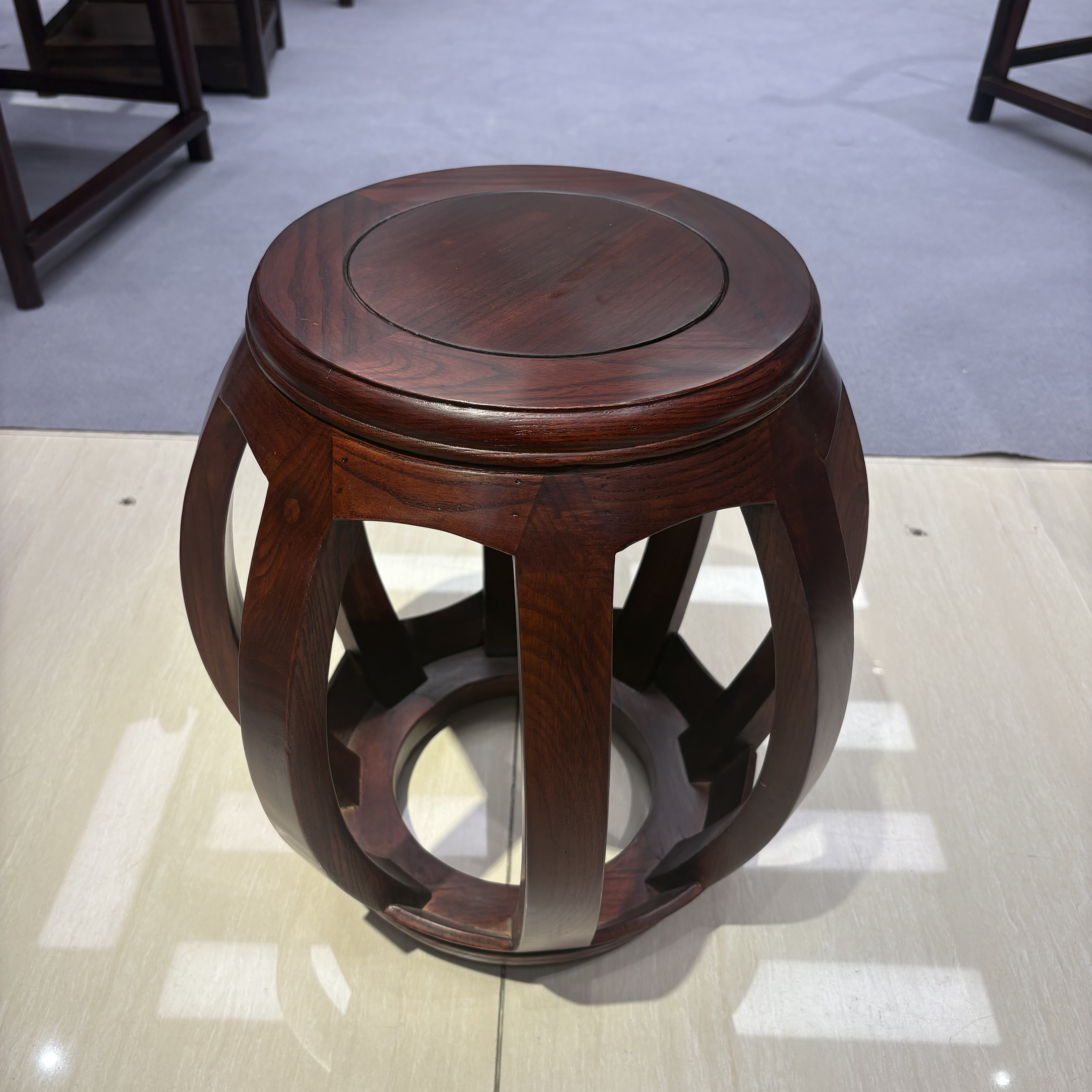 经典古典款式鼓凳尺寸：直径30*43