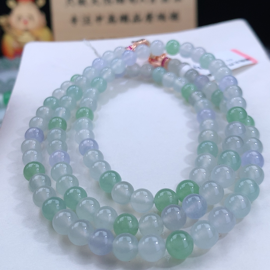 翡翠手链未镶嵌卡12.5