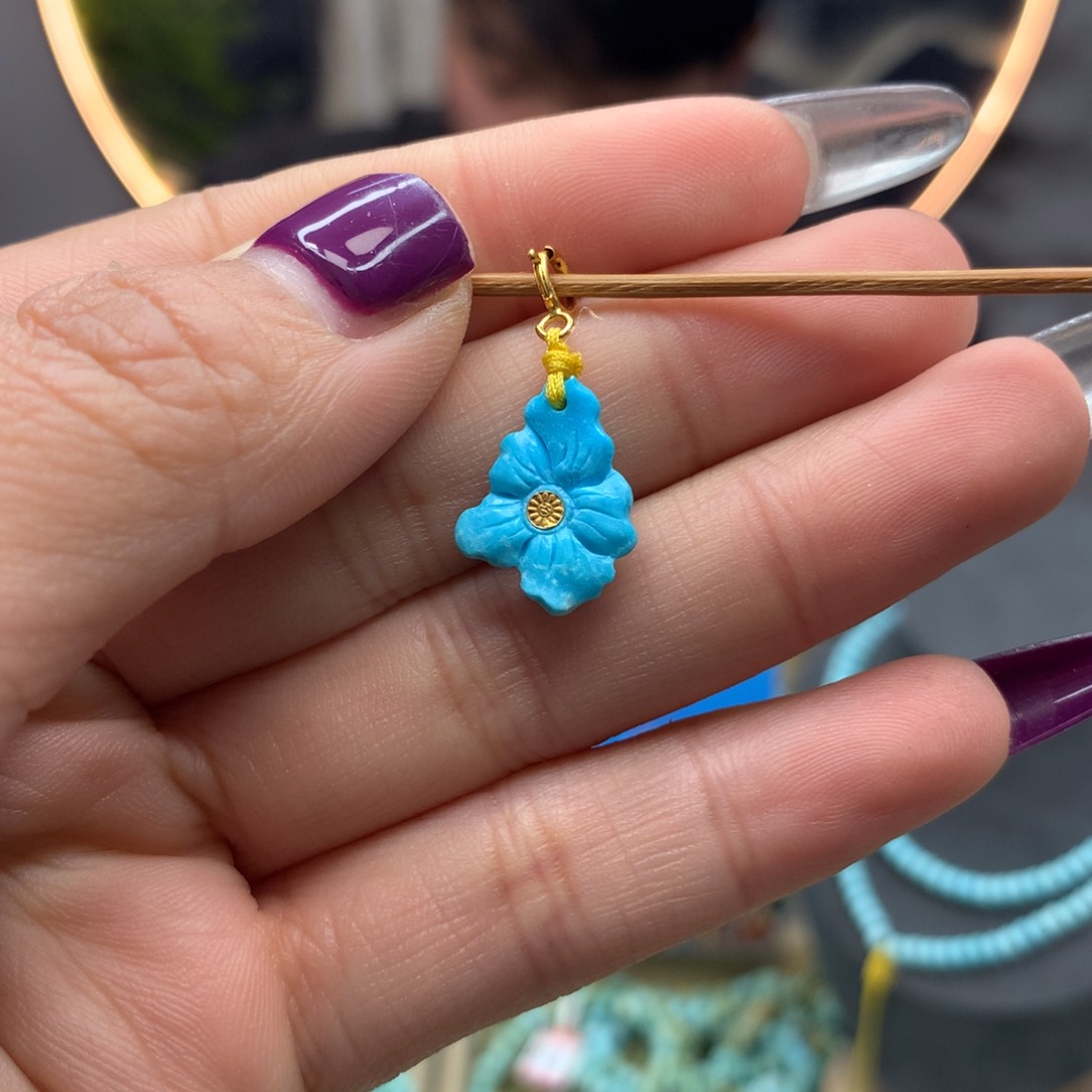 绿松石挂件未镶嵌