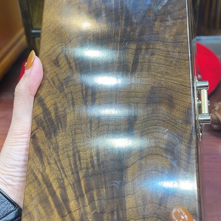 乌木类家具金丝楠木满纹首饰盒