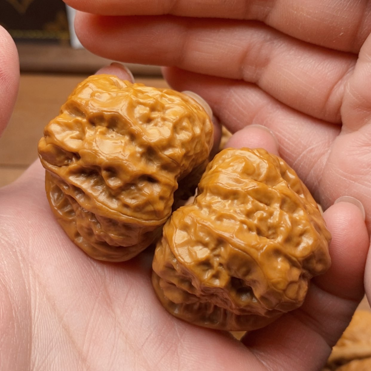 【闪购商品】文玩核桃把件边38.5左右