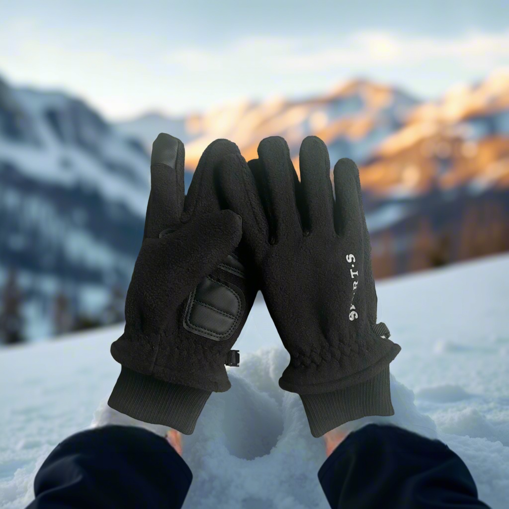 防寒保暖触屏手套男女冬季骑行户外运动适用