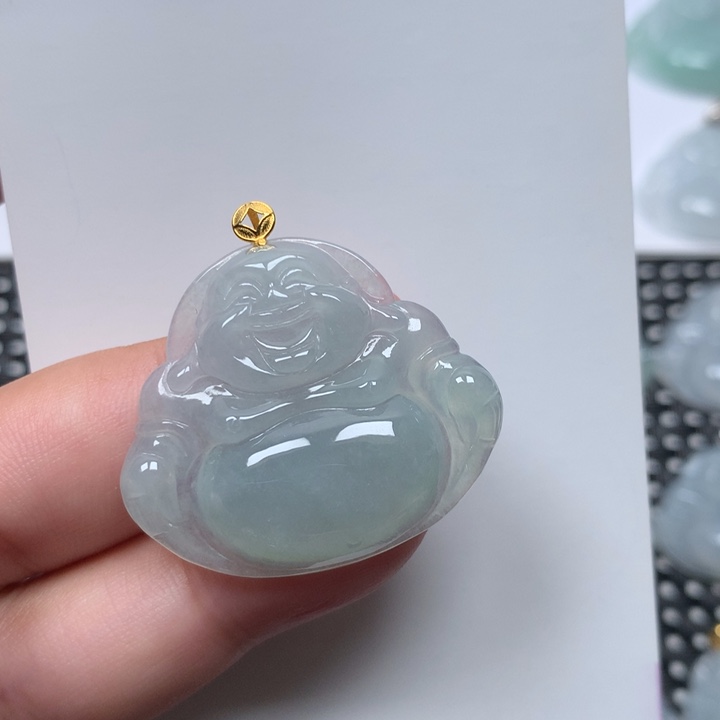 颈饰未镶嵌翡翠佛公