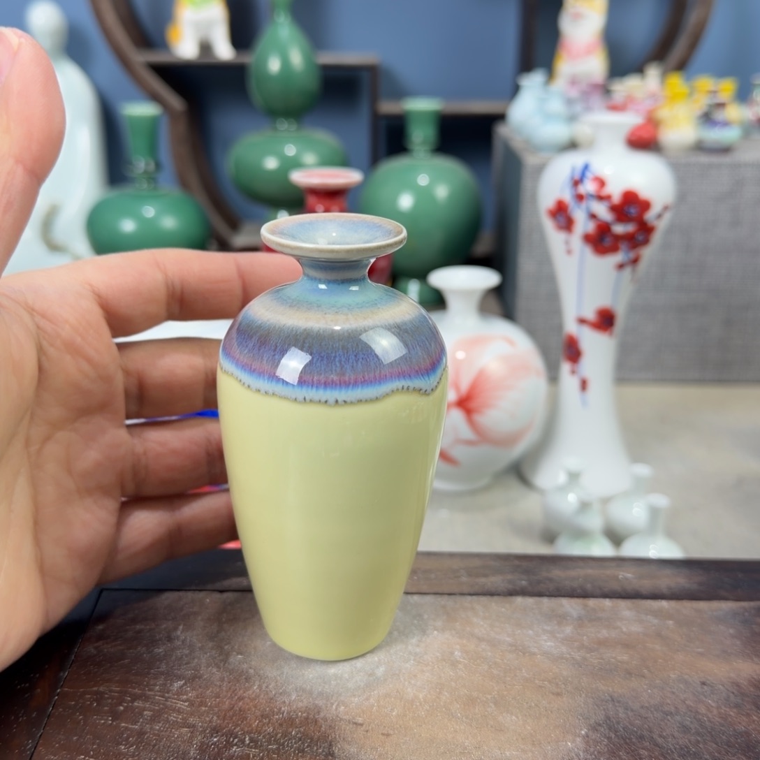 陶瓷手工小花器摆件