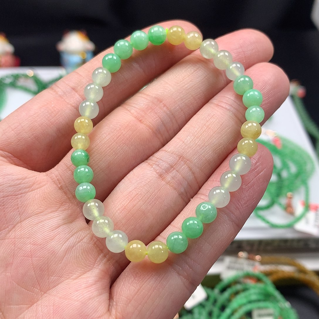未镶嵌翡翠手链翡翠
