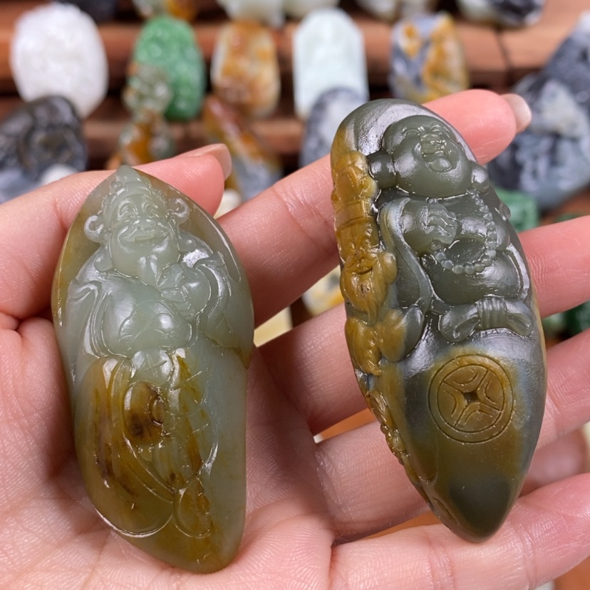 【闪购商品】未镶嵌和田玉把件用****0定制