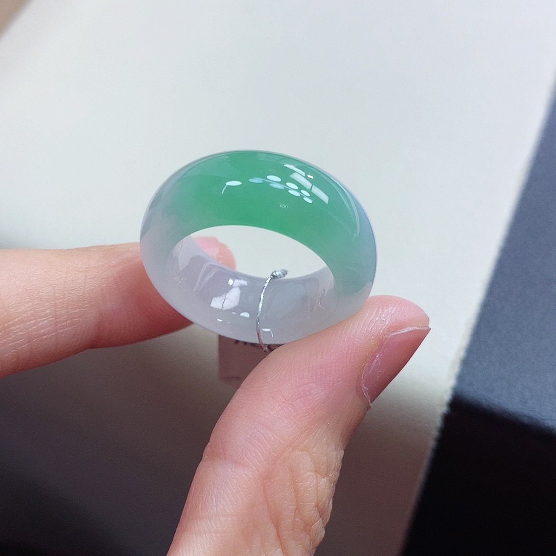 未镶嵌戒指翡翠16-17号