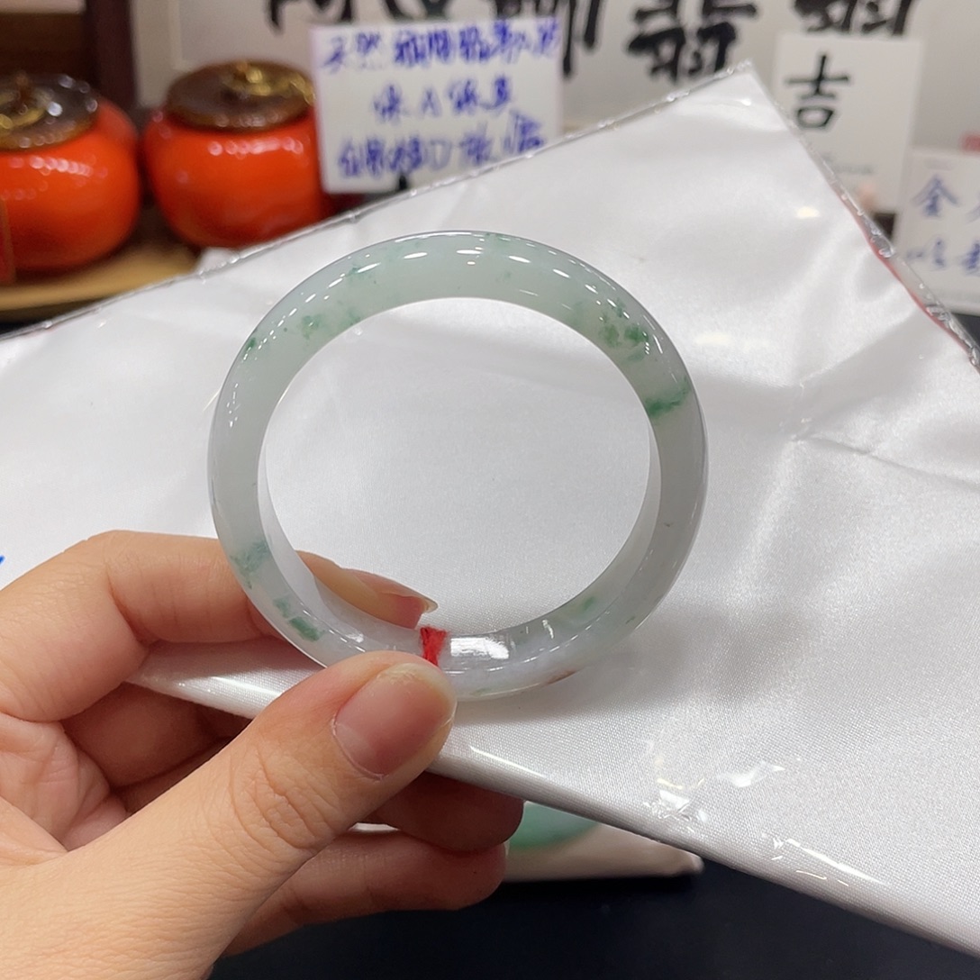 翡翠未镶嵌手镯天然缅甸A货翡翠手镯10