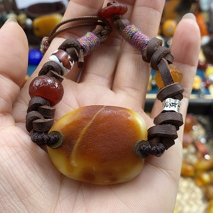 未镶嵌蜜蜡手链手链