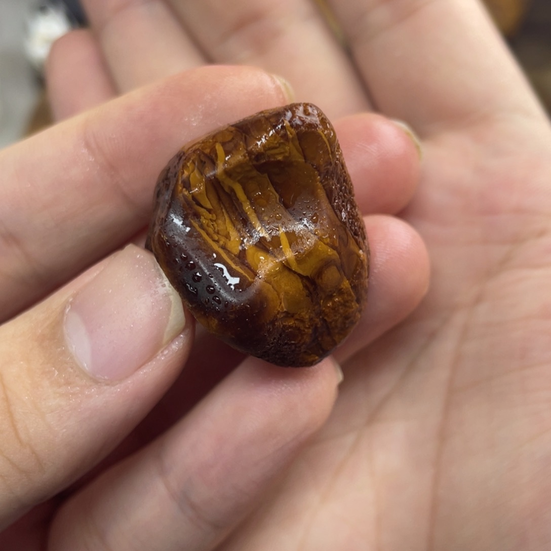 定制琥珀未镶嵌天然琥珀18圆珠