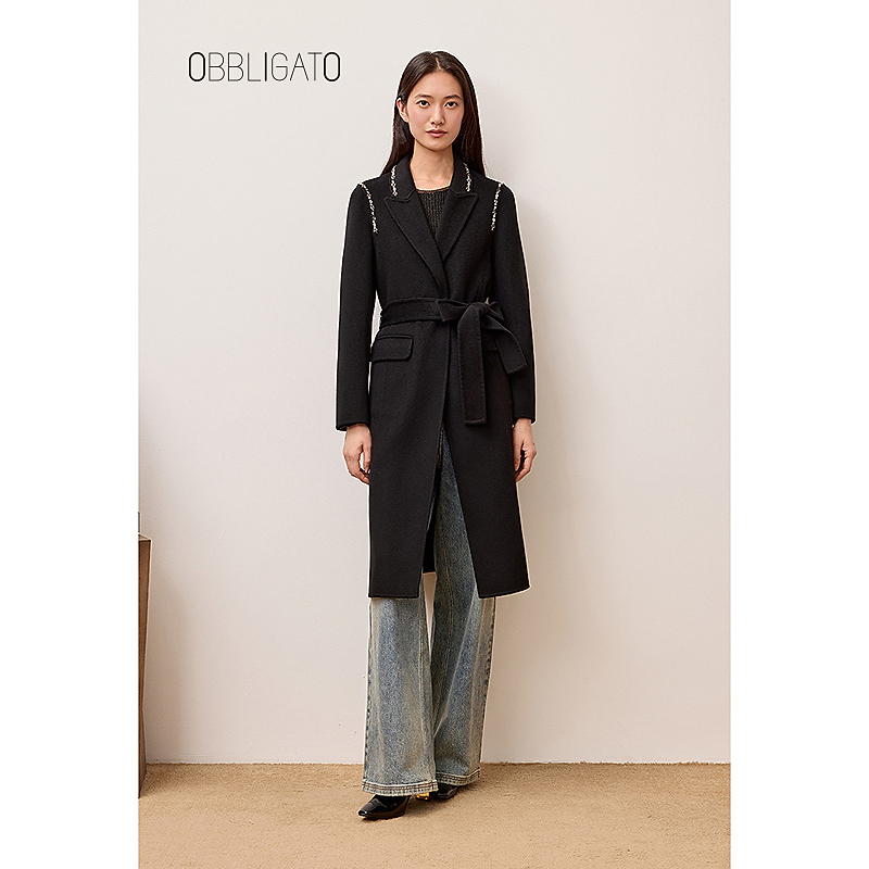 OBBLIGATO奥丽嘉朵1C65580580专选2025冬季新品烫钻
