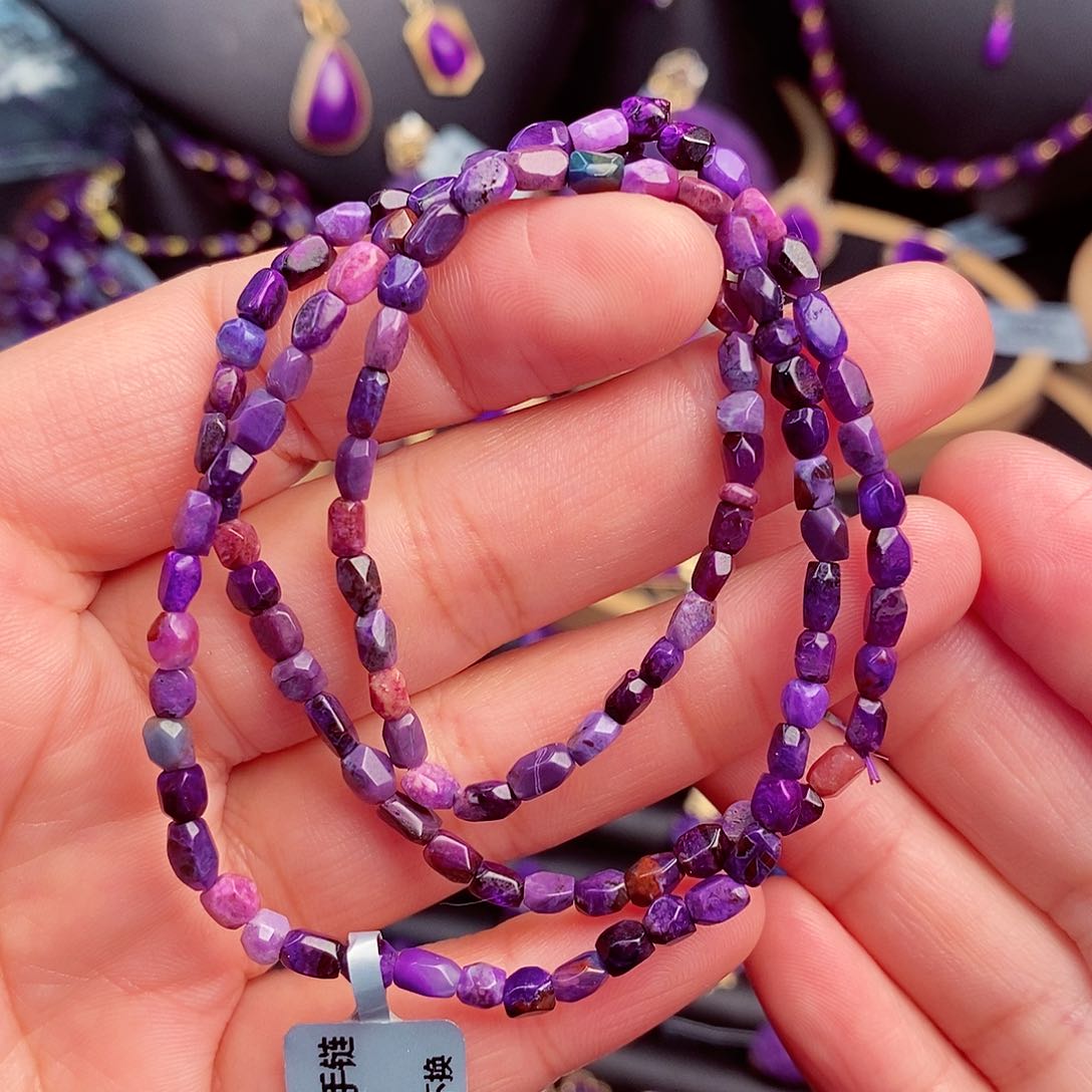 苏纪石（舒俱来）三圈手串未镶嵌