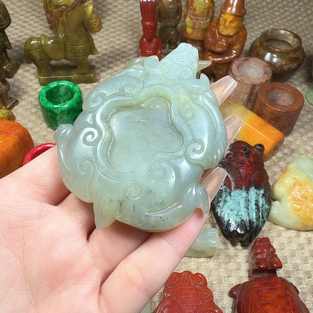 白玉菩提吊坠挂件