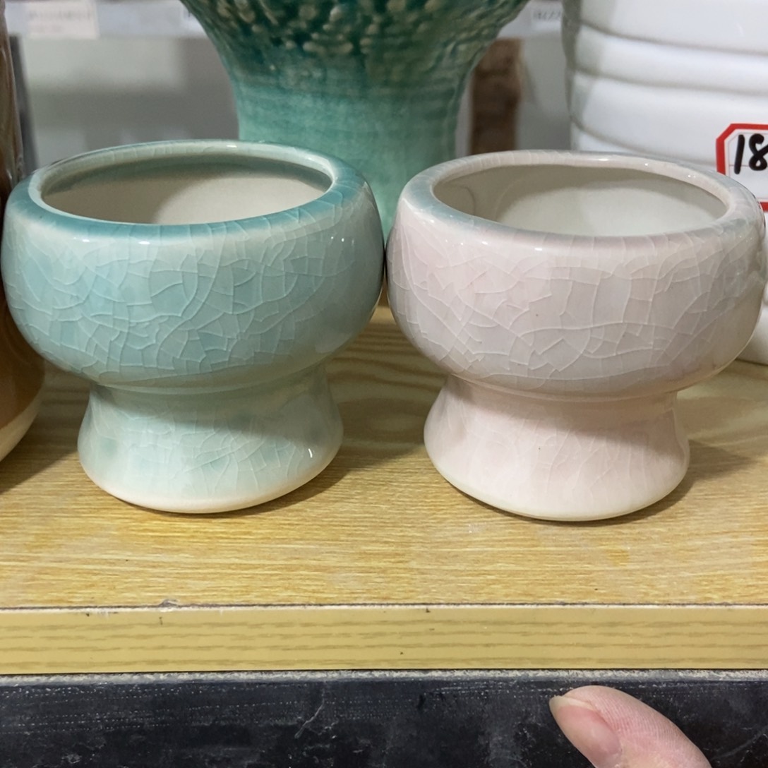 红陶高温陶瓷花盆