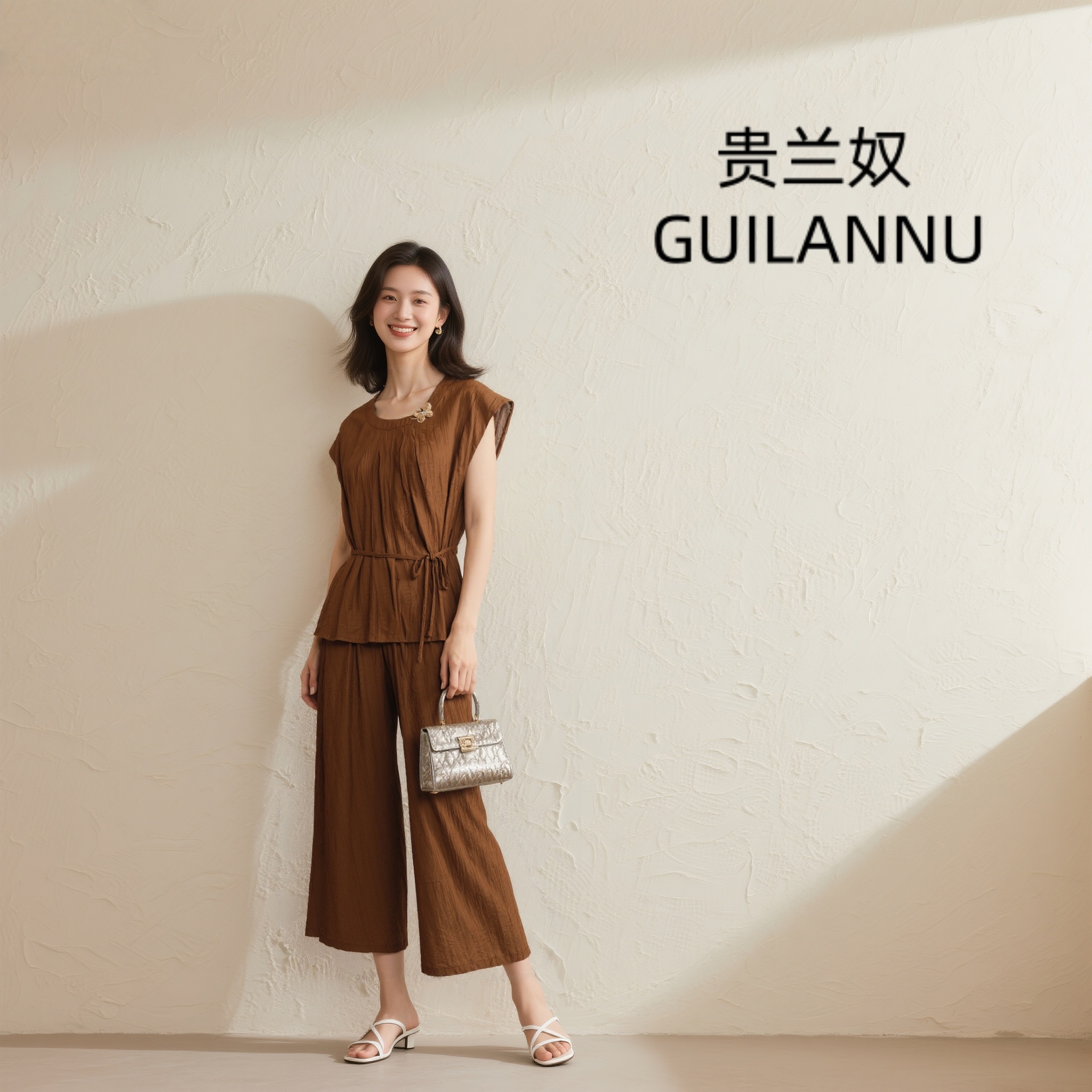 W907休闲风通勤风简约风时尚套装夏季宽松