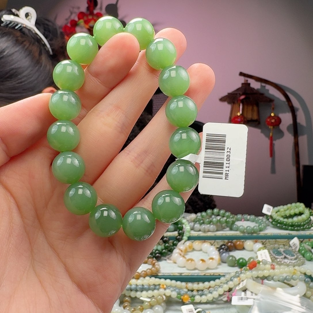 和田玉手串未镶嵌