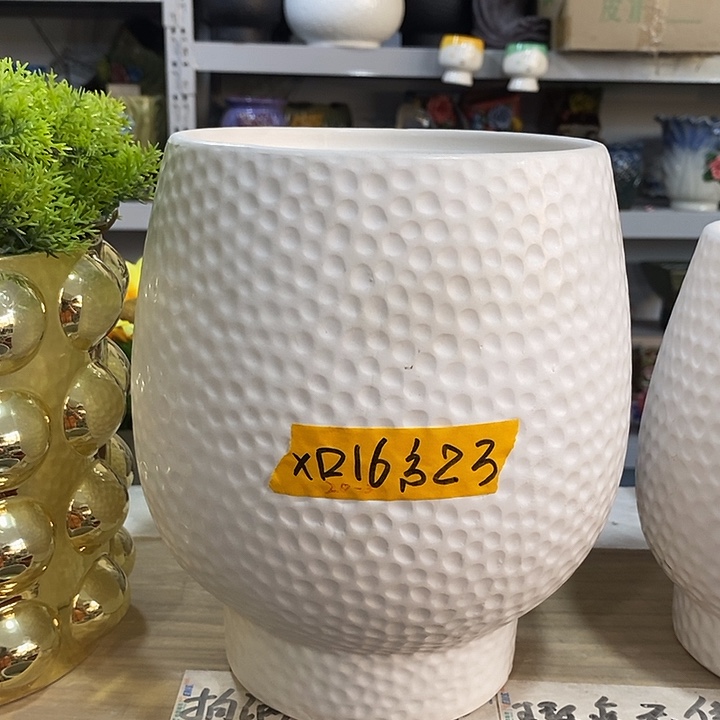 摆件陶陶盆有孔 瑕疵介意勿拍