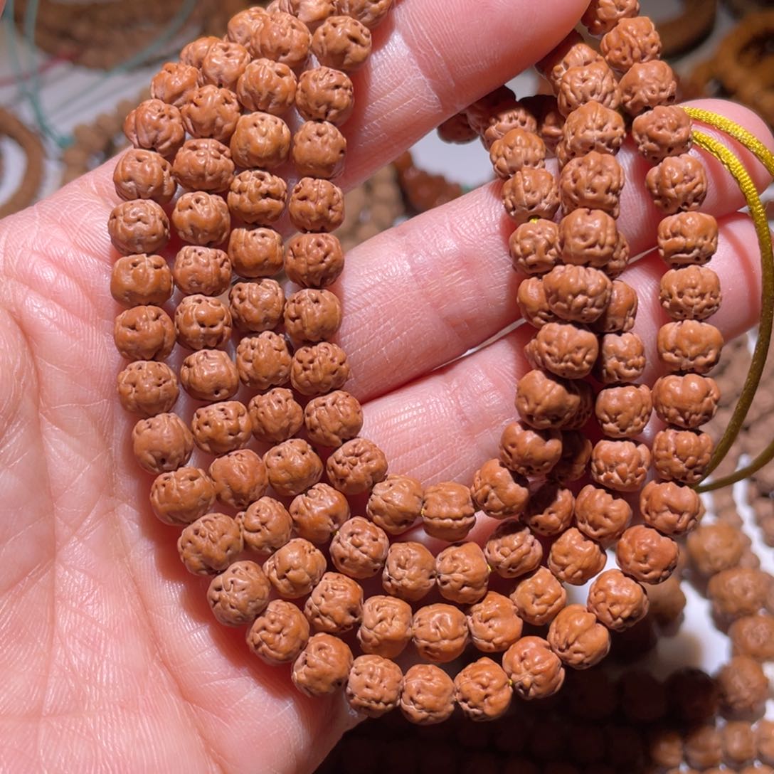 金刚菩提手串地*原桩佛手6.5+